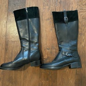 Women’s size 7.5 black leather boots